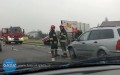 Zderzenie w Kraczkowej z udziałem trzech samochodów