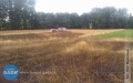 Pożar zbóż w Markowej