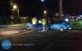 Wypadek z udziałem trzech samochodów