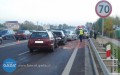Wypadek z udziałem czterech pojazdów