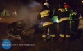 Pożar samochodu w Rogóżnie