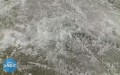Pokruszona tafla lodowiska w Łańcucie