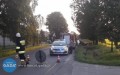 Dachował i uderzył w przystanek