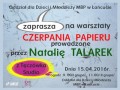 Warsztaty czerpania papieru