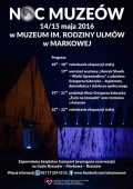NOC MUZEÓW w Muzeum im. Rodziny Ulmów w Markowej