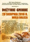 DOŻYNKI GMINNE w WOLI DALSZEJ