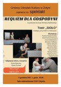 Requiem dla gospodyni - teatr Sioło wystąpi w Żołyni