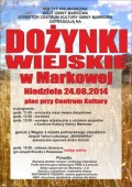 Dożynki wiejskie w Markowej