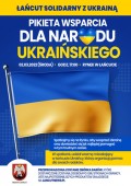 ŁAŃCUT W GEŚCIE SOLIDARNOŚCI Z UKRAINĄ - PIKIETA WSPARCIA DLA NARODU UKRAIŃSKIEGO