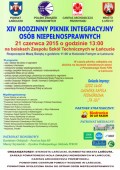 XIV RODZINNY PIKNIK INTEGRACYJNY OSÓB NIEPEŁNOSPRAWNYCH