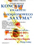 Koncert Kwartetu Saksofonowego SAXYMA